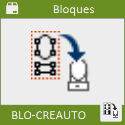 Crea un bloque de forma automática con las entidades del dibujo seleccionadas