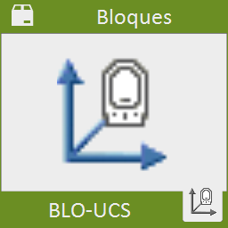 Alinea un bloque con respecto al UCS actual del dibujo.
