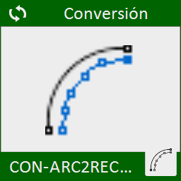 Convierte entidades de arco y circulo en segmentos de línea.