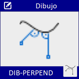 Dibuja líneas perpendiculares a un una polilínea.