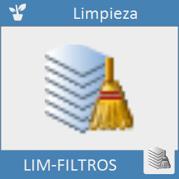 Borra automáticamente todos los filtros de capas del dibujo.