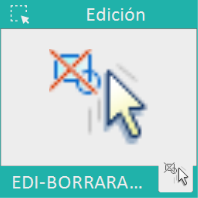 Borrar entidades del dibujo de forma rápida sin tener que confirmar la selección de entidades.