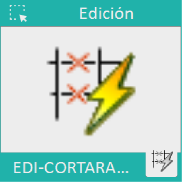 Comando recortar que no necesita seleccionar entidades de corte.