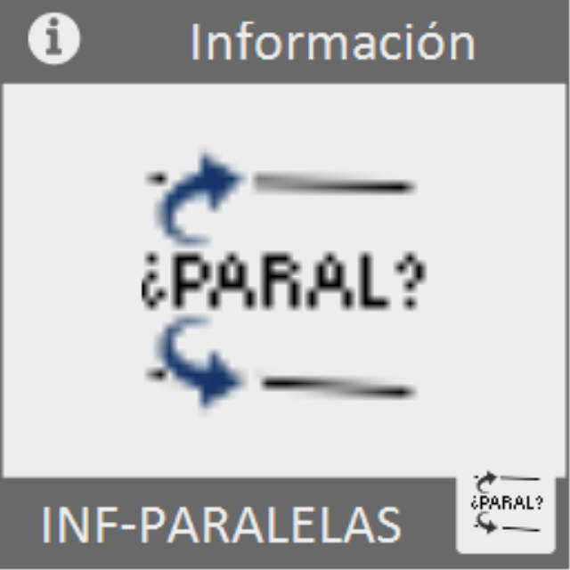 Indica si 2 entidades de línea o arco son o no paralelas.