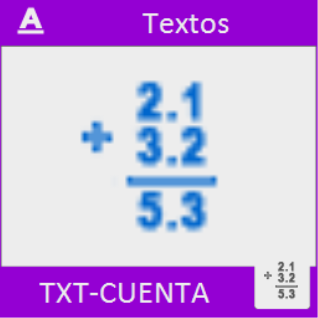 Cuenta, suma, hace la media y muestra los valores máximo y mínimo de entre los textos seleccionados.