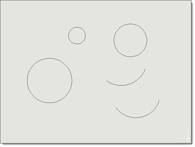 Cambia el radio de todos los círculos y arcos seleccionados en el dibujo de forma automática.