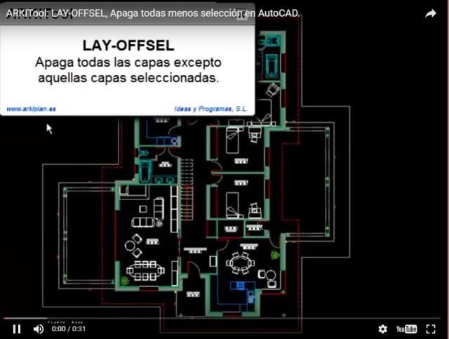 Apaga todas las capas excepto aquellas capas que sean marcadas por el usuario en el dibujo.