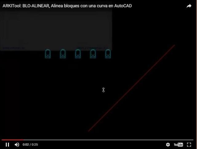 Rota cada inserción de bloque marcada para alinearlas con una línea marcada en el dibujo.
