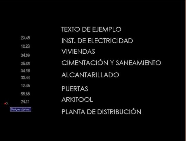 Ordena los textos seleccionados alfabética o numéricamente.
