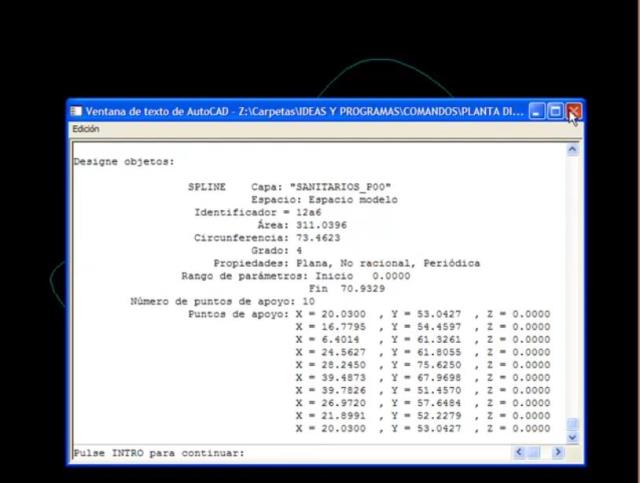 Convierte splines en entidades de polilíneas.